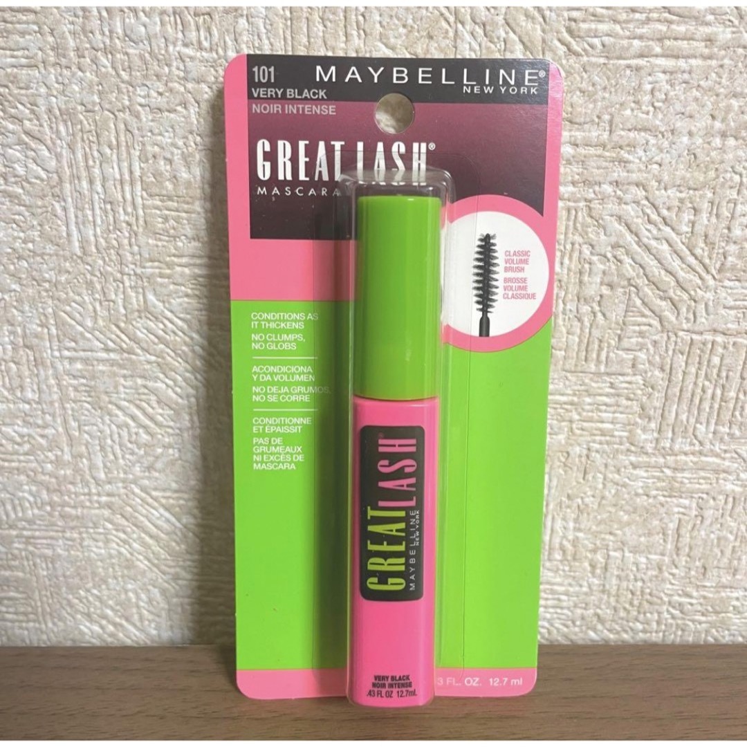 MAYBELLINE(メイベリン)のメイベリン ニューヨーク　 グレートラッシュ　101 ブラック コスメ/美容のベースメイク/化粧品(マスカラ)の商品写真