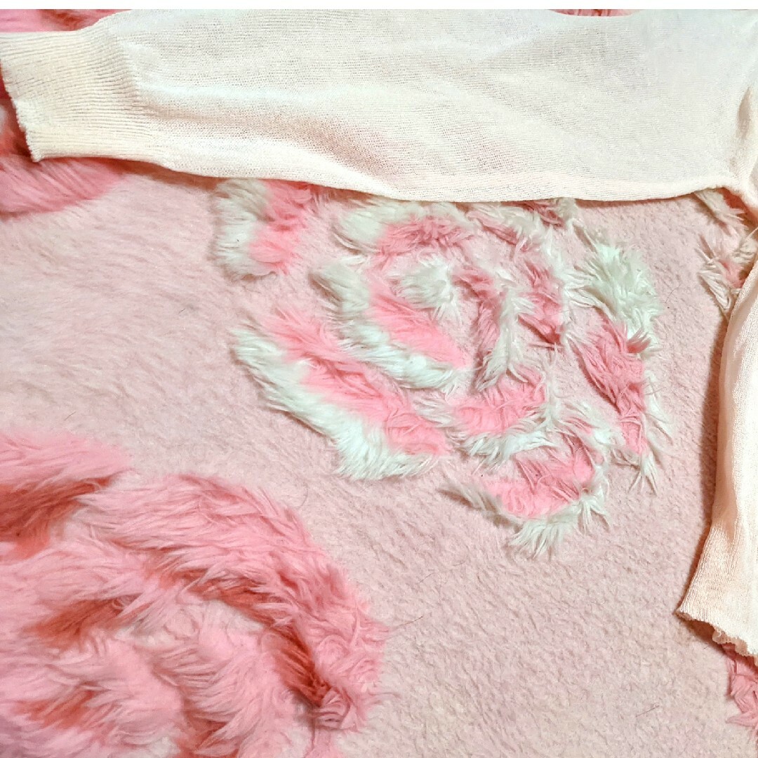 LIZ LISA(リズリサ)のリズリサ❤夢展望♥ピンク♥花柄♥レース♥薄生地♥可愛いらしい♥カーディガン レディースのトップス(カーディガン)の商品写真