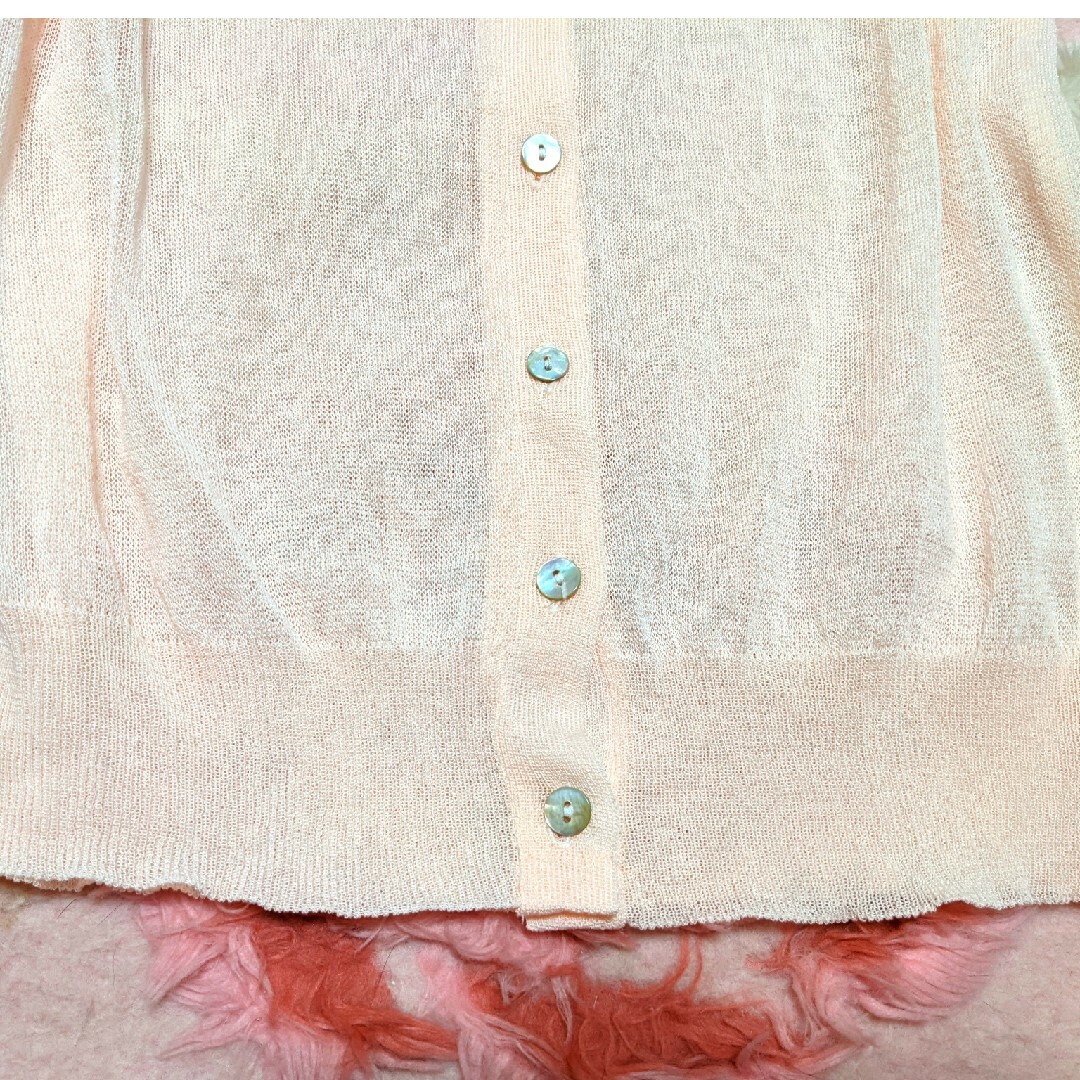LIZ LISA(リズリサ)のリズリサ❤夢展望♥ピンク♥花柄♥レース♥薄生地♥可愛いらしい♥カーディガン レディースのトップス(カーディガン)の商品写真