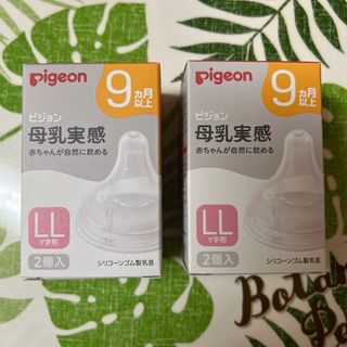 母乳実感乳首 LL 2個入 2セット(哺乳ビン用乳首)