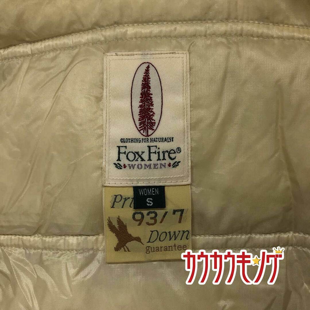 Foxfire(フォックスファイヤー)のフォックスファイヤー ダウンジャケット prime 93/7 DOWN 収納袋付 S ホワイト レディース Foxfire アウトドア 登山 ウェア スポーツ/アウトドアのアウトドア(その他)の商品写真