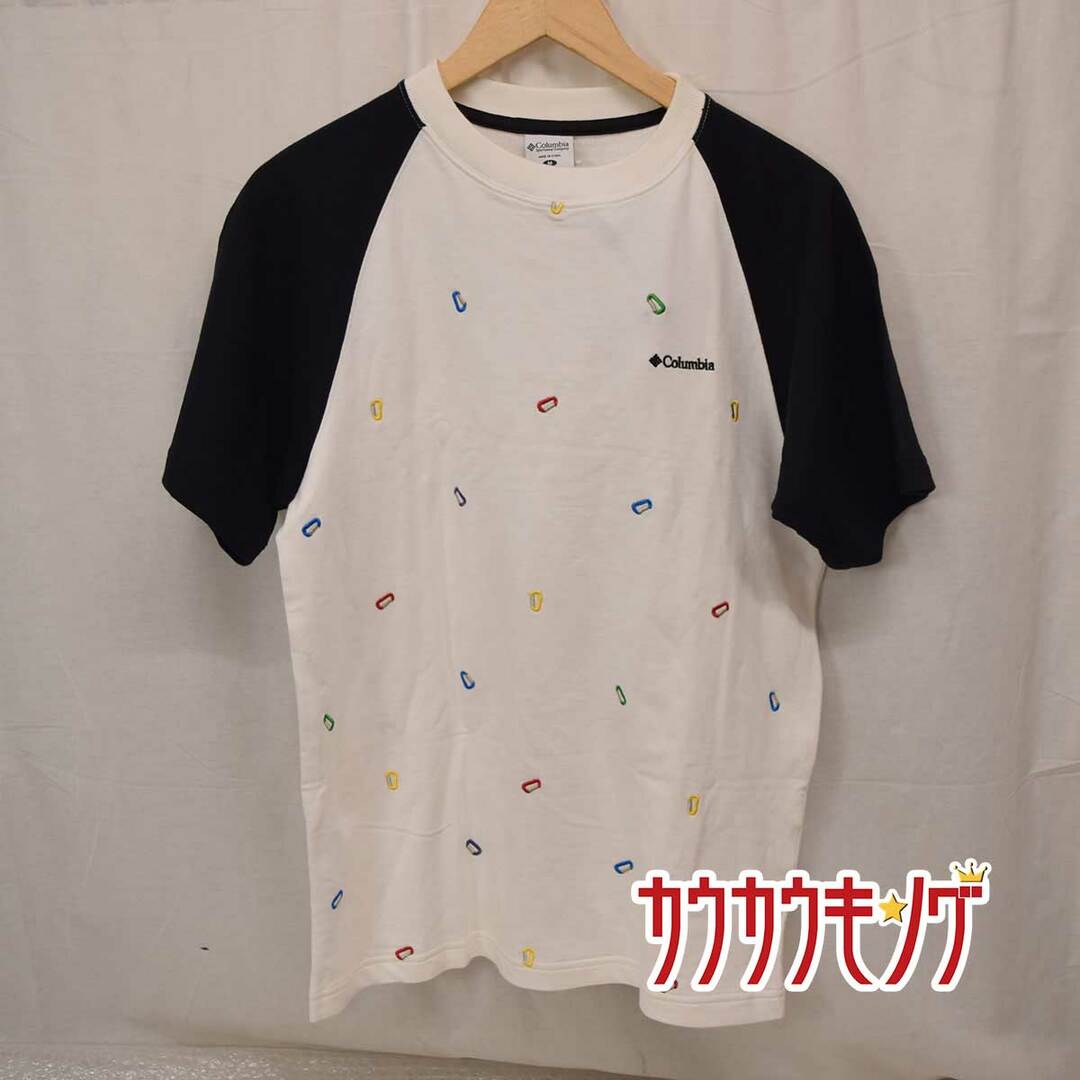 Columbia(コロンビア)のコロンビア コットン Tシャツ M ホワイト/ブラック メンズ  COLUMBIA トップス メンズのトップス(その他)の商品写真