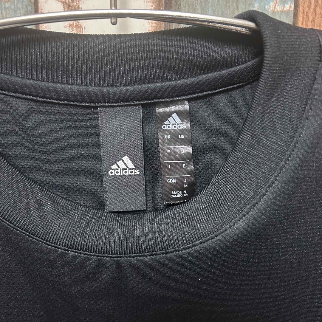 adidas(アディダス)のアディダス　半袖 Tシャツ ロゴTシャツ メンズ　Mサイズ CLIMALITE メンズのトップス(Tシャツ/カットソー(半袖/袖なし))の商品写真