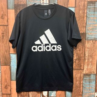 アディダス(adidas)のアディダス　半袖 Tシャツ ロゴTシャツ メンズ　Mサイズ CLIMALITE(Tシャツ/カットソー(半袖/袖なし))