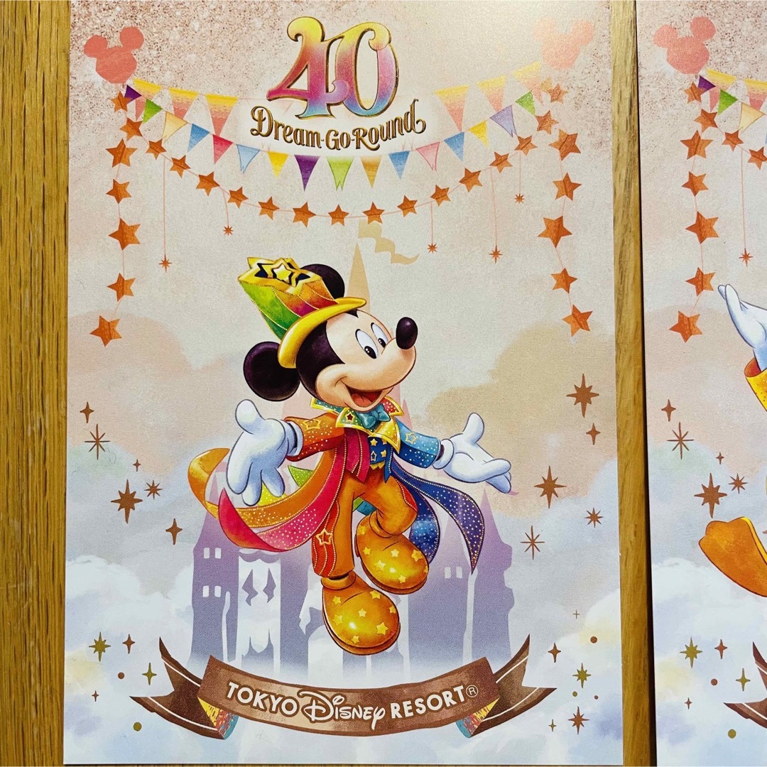 Disney(ディズニー)のディズニー 40周年 ポストカード ミッキー アンバサダーホテル エンタメ/ホビーの声優グッズ(写真/ポストカード)の商品写真
