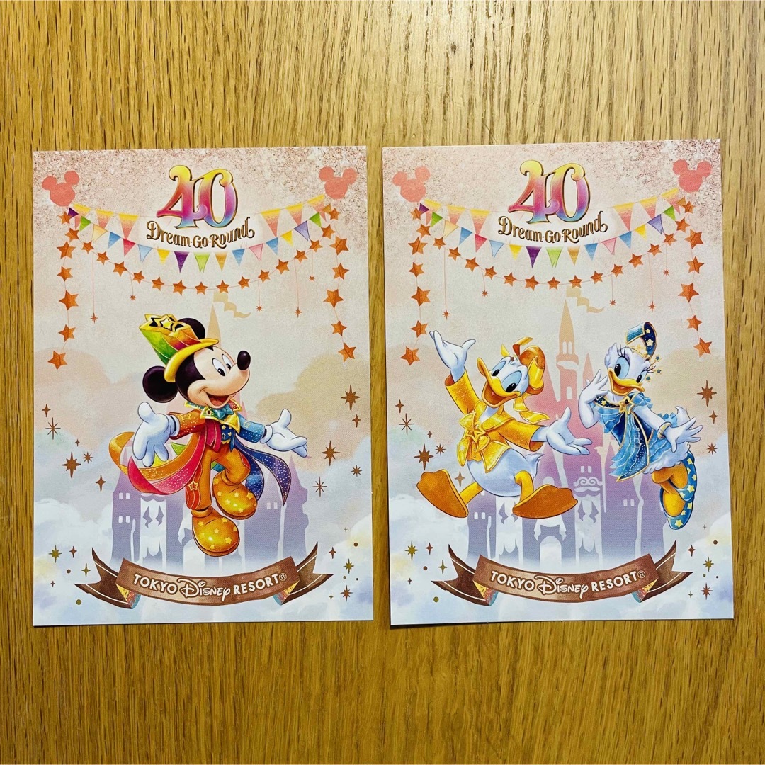 Disney(ディズニー)のディズニー 40周年 ポストカード ミッキー アンバサダーホテル エンタメ/ホビーの声優グッズ(写真/ポストカード)の商品写真