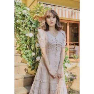 ハーリップトゥ(Her lip to)のherlipto Time After Time Scalloped Dress(ロングワンピース/マキシワンピース)