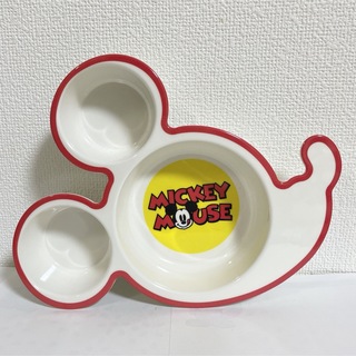ディズニー(Disney)の未使用品　ディズニー　ミッキーマウス　メラニンプレート(食器)
