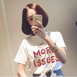 ディーホリック(dholic)の韓国風　オルチャン　スポーティー　英字　Tシャツ(Tシャツ(半袖/袖なし))