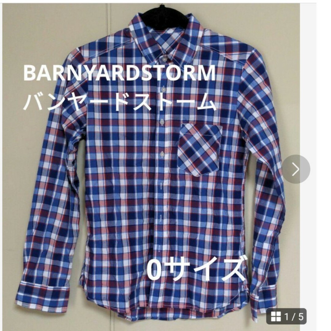 BARNYARDSTORM(バンヤードストーム)のBARNYARDSTORM バンヤードストームシャツアイテム： チェックシャツ レディースのトップス(シャツ/ブラウス(長袖/七分))の商品写真