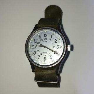 タイメックス(TIMEX)のTIMEX MK1 アルミニウム　オリーブカラー(腕時計(アナログ))