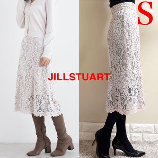 ジルスチュアート(JILLSTUART)のジルスチュアート　 JILL by JILLSTUART レース　スカート　S(ロングスカート)