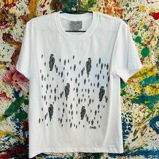 ルネ マグリット Tシャツ 半袖 メンズ 新品 個性的 白(Tシャツ/カットソー(半袖/袖なし))