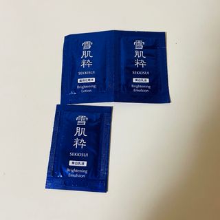 セッキセイ(雪肌精)のKOSE 薬用雪肌精　薬用化粧水・美白乳液3包(化粧水/ローション)