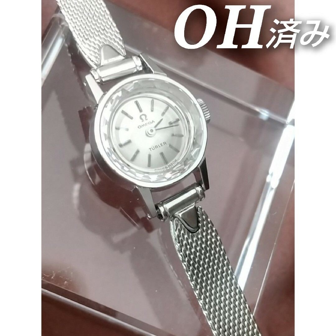 OMEGA(オメガ)の⭐OH済　オメガ×チューラー　Wネーム　新品ブレスベルト　レディース腕時計　美品 レディースのファッション小物(腕時計)の商品写真