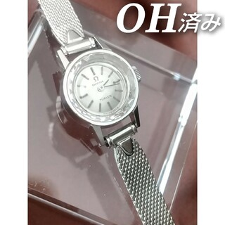 オメガ(OMEGA)の⭐OH済　オメガ×チューラー　Wネーム　新品ブレスベルト　レディース腕時計　美品(腕時計)