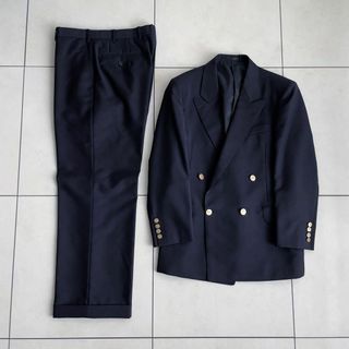 美品！【Burberry】 ビンテージ  ダブル ブレステッド セットアップ