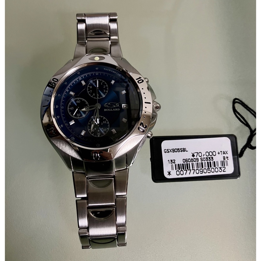 GSX(グローバルセキュリティエキスパート)の★稼動品★GSX ★ボラード★クロノ★QZ★GSX905SBL★メンズ腕時計★ メンズの時計(腕時計(アナログ))の商品写真