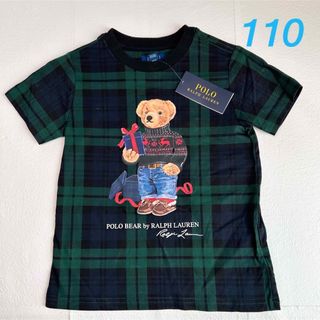 POLO RALPH LAUREN - 新作◇ラルフローレン ポロベア半袖Tシャツ チェック 4T/110