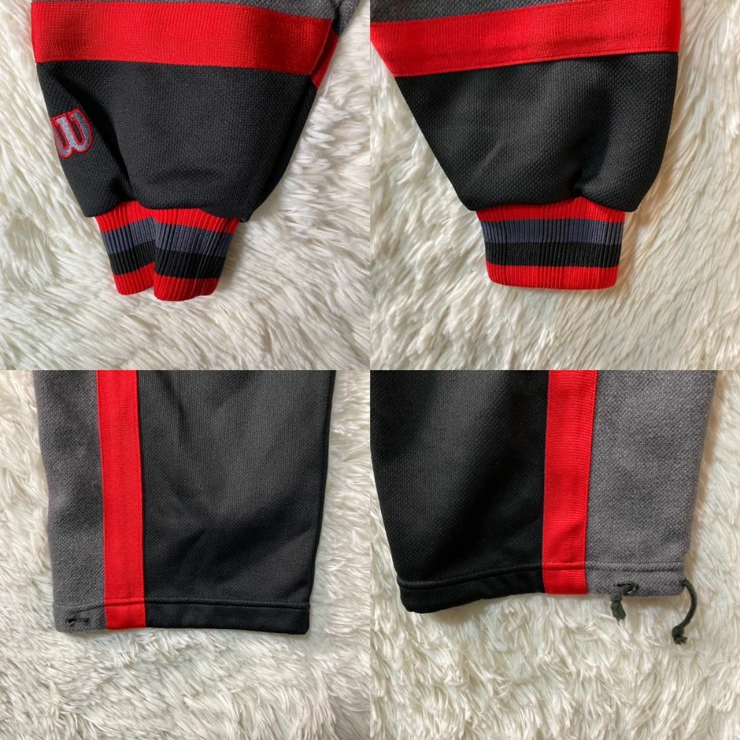 wilson(ウィルソン)の美品 90s Wilson ウィルソン トラックジャケット セットアップ XL メンズのトップス(ジャージ)の商品写真