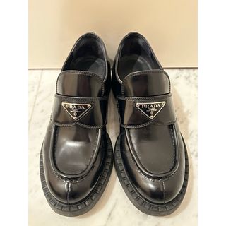 プラダ(PRADA)のPRADA チョコレートローファー(ローファー/革靴)