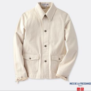 ユニクロ(UNIQLO)のINES DE LA FRESSANGE ユニクロUNIQLOデニムカバーオール(Gジャン/デニムジャケット)