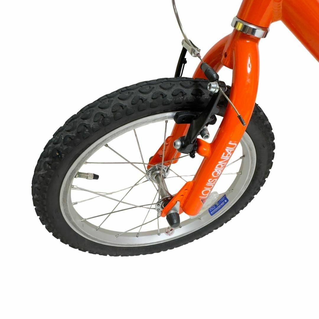 美品　ルイガノ i16 オレンジ キッズ/ベビー/マタニティの外出/移動用品(自転車)の商品写真