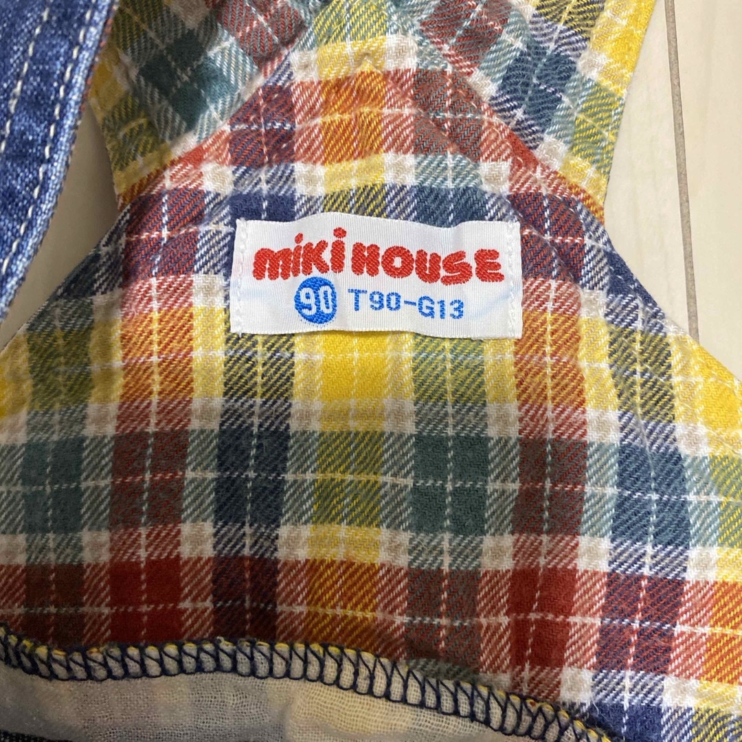 mikihouse(ミキハウス)のミキハウス　90 オーバーオール　レトロ キッズ/ベビー/マタニティのキッズ服男の子用(90cm~)(その他)の商品写真