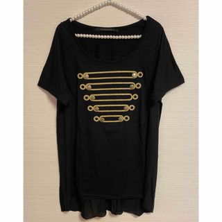 イェッカヴェッカ(YECCA VECCA)のイェッカヴェッカ Tシャツ フリーサイズ ブラック 黒 訳あり(Tシャツ(半袖/袖なし))