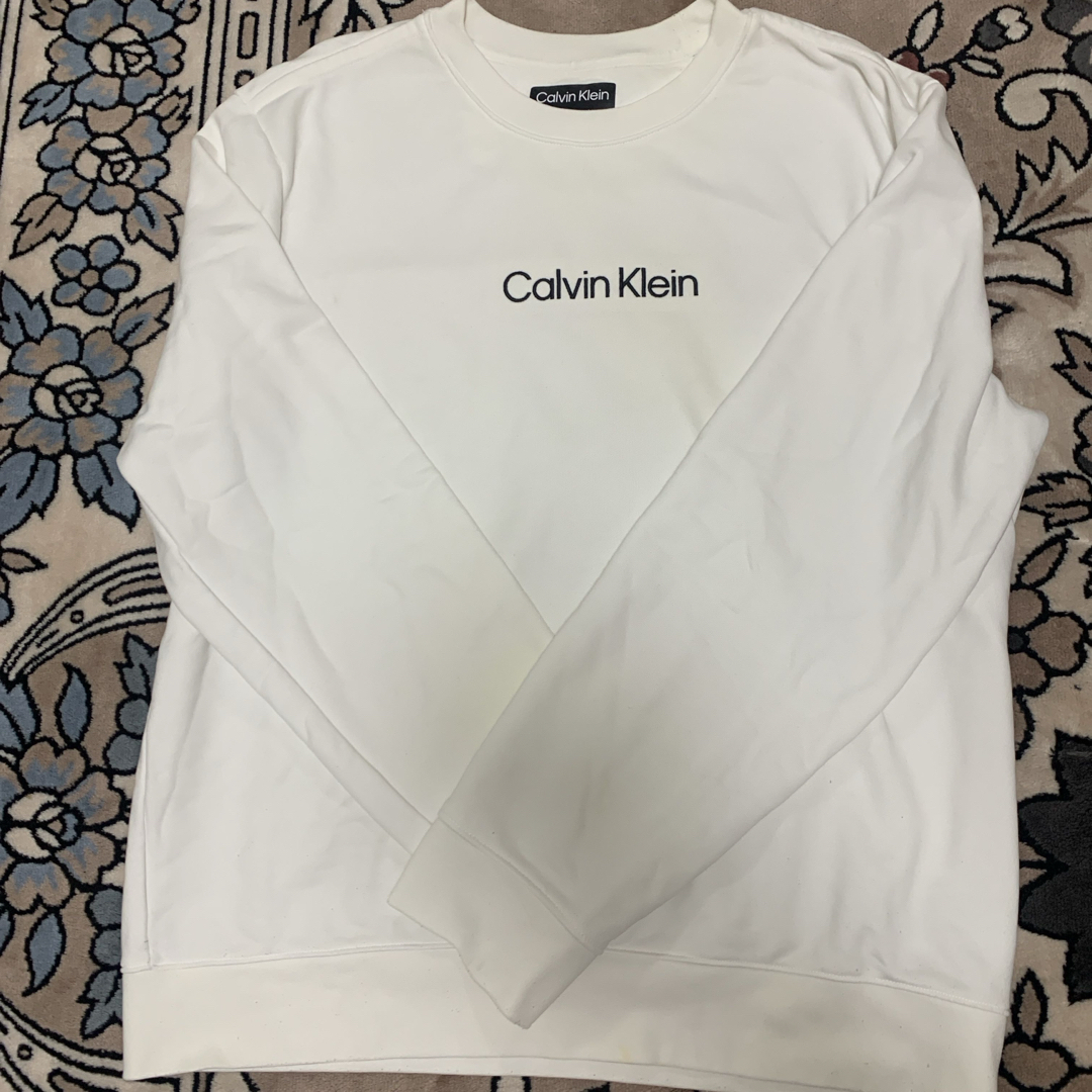 Calvin Klein(カルバンクライン)のカルバンクライン　白トレーナー メンズのトップス(スウェット)の商品写真