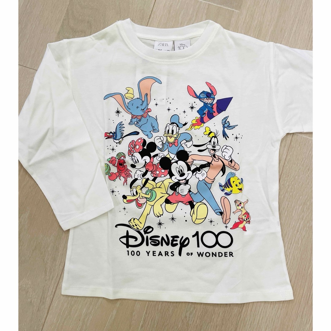 ZARA KIDS - ザラ キッズ ディズニー 100周年 長袖 Tシャツの通販 by