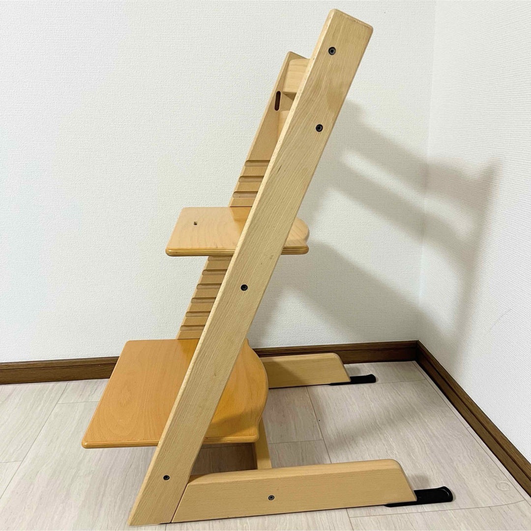 Stokke(ストッケ)のベビーセット付き【ナチュラル】ストッケ トリップトラップ シリアル3 インテリア/住まい/日用品の椅子/チェア(その他)の商品写真