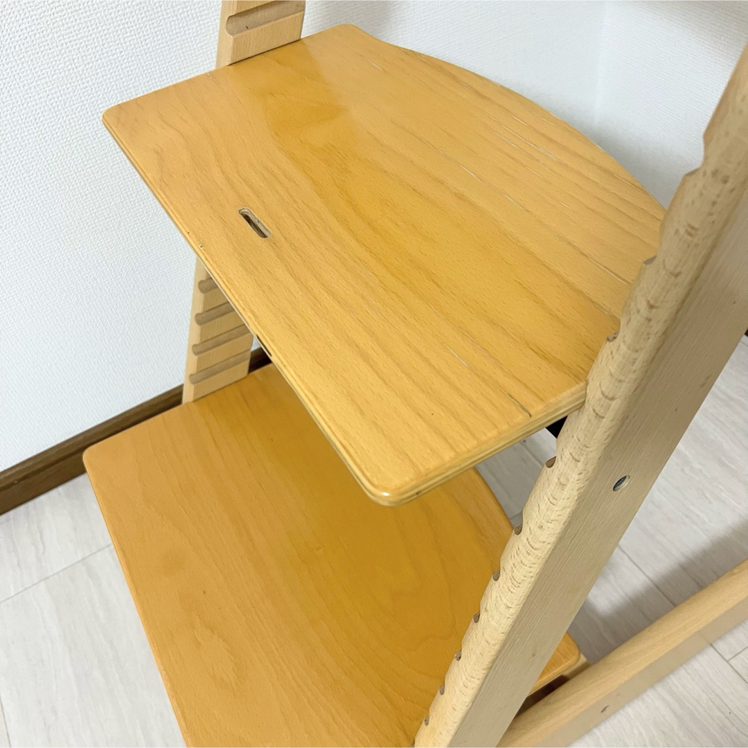 Stokke(ストッケ)のベビーセット付き【ナチュラル】ストッケ トリップトラップ シリアル3 インテリア/住まい/日用品の椅子/チェア(その他)の商品写真