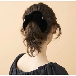 アレクサンドルドゥパリ(Alexandre de Paris)のAlexandre de Paris ヘアゴム　シュシュ　ビジュー　クリスタル(ヘアゴム/シュシュ)