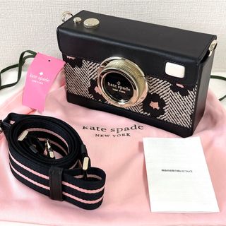 ケイトスペードニューヨーク(kate spade new york)の希少　ケイトスペード　オー スナップ カメラ クロスボディ　保存袋　タグ付き(ショルダーバッグ)