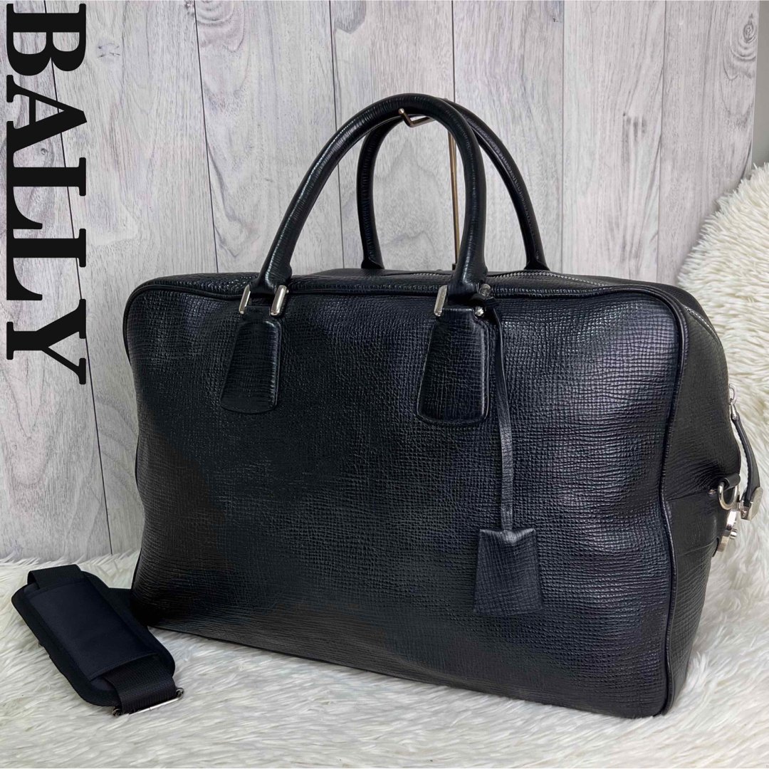 Bally(バリー)の人気♡30cm×43cm♡BALLY バリー レザー 2way ボストンバッグ メンズのバッグ(ボストンバッグ)の商品写真