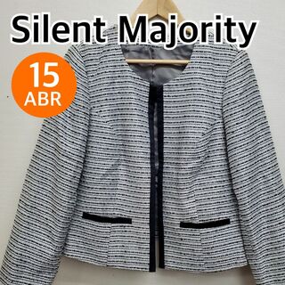 Silent Majority ジャケット シルバー 15ABR【CT133】(ノーカラージャケット)