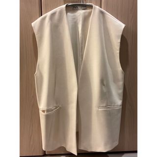 ザラ(ZARA)のZARA ノーカラーベスト(ベスト/ジレ)