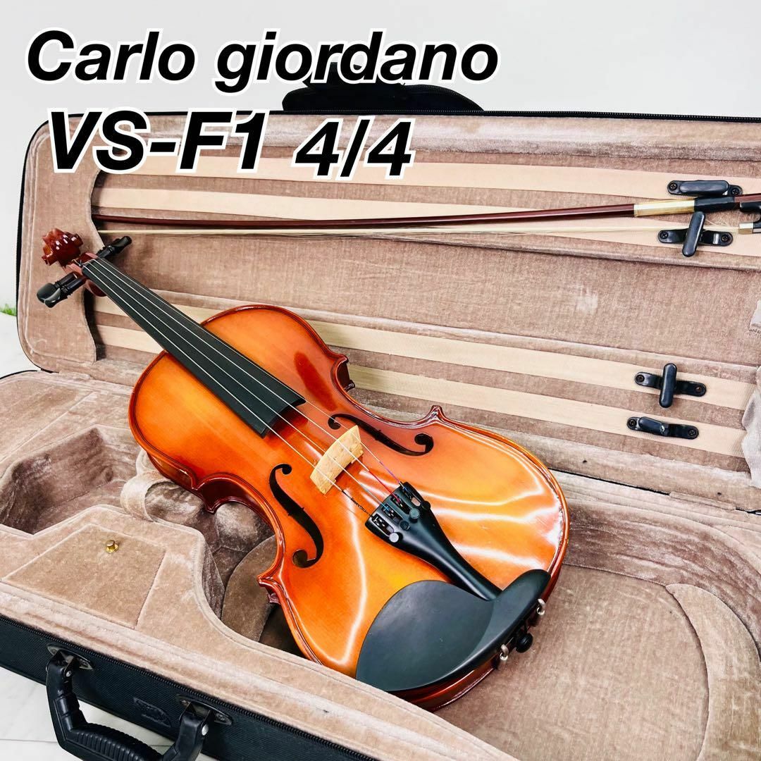 カルロジョルダーノ バイオリンセット VS-1 3 4 ケース弓肩当て付 憧れ