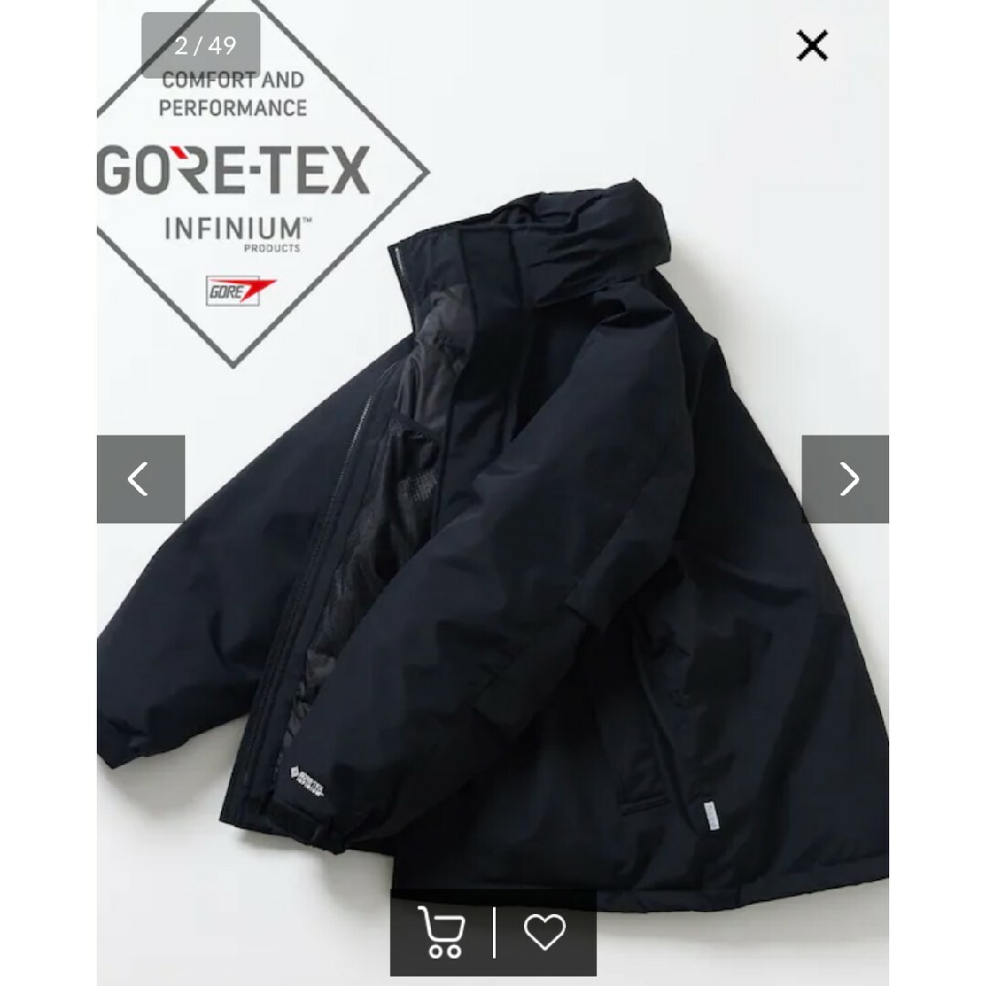 FREAK'S STORE　プラスフェニックス　ゴアテックスダウンジャケット　S メンズのジャケット/アウター(ダウンジャケット)の商品写真