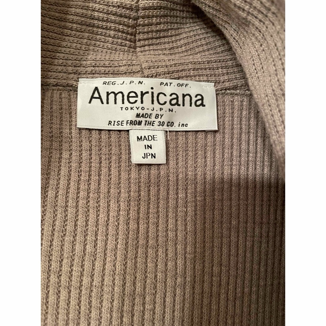 AP STUDIO(エーピーストゥディオ)の【AMERICANA】 AP studio別注　サーマルカーディガン レディースのトップス(カーディガン)の商品写真