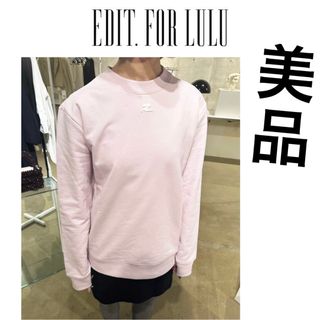 EDIT.FOR LULU - 希少！Courregesクレージュ スウェット エディットフォールル ピンク