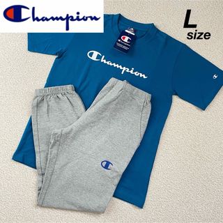 チャンピオン(Champion)の【定価4290円】Champion 半袖Tシャツ 長ズボン ルームウェア L(その他)