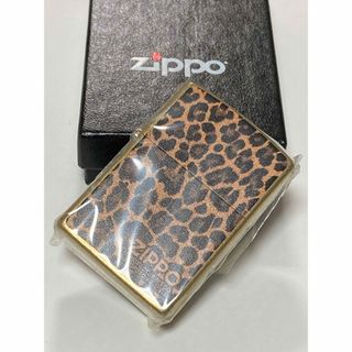 レオパード ヒョウ柄 ゴールド ZIPPO(タバコグッズ)