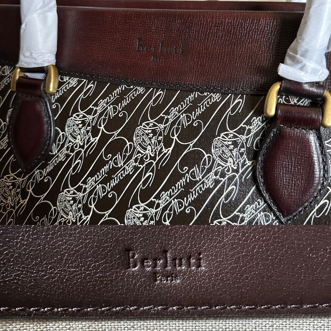 Berluti(ベルルッティ)の定価43,4万円 ベルルッティ カバ トワル マルブフ トートバッグ 新品 メンズのバッグ(トートバッグ)の商品写真