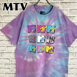 エムティーヴィー(MTV)のMTV エムティービー タイダイ 総柄 パステルカラー Tシャツ 半袖 輸入品(Tシャツ/カットソー(半袖/袖なし))