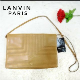 LANVIN - LANVIN  ランバン ショルダーバッグ　キャメルブラウン系