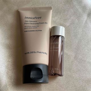 Innisfree - 【新品未使用】イニスフリー　洗顔料&化粧水　ミニサイズセット　毛穴ケア　