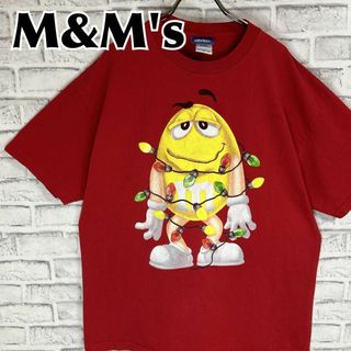 M&M's エムアンドエムズ イエロー ヴィンテージ 企業Tシャツ 半袖 輸入品(Tシャツ/カットソー(半袖/袖なし))