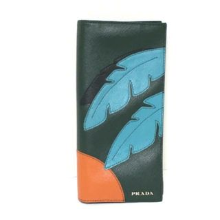 プラダ(PRADA)のPRADA(プラダ) 長財布 - レザー(財布)